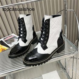 Channeaux CF Decoration Design Boots Fashionable Luxury Women Business Work Anti Slip Knight Boots Martin Boots Boots Casual Casck 08-010