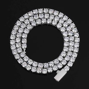 Chaopai – collier de Tennis en Zircon pour hommes, boucle de printemps, une rangée de diamants, Hip Hop, bijoux