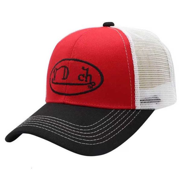 Chapeau von Dutchs Hat Designer Men Femmes Baseball Cap Caps Net Caps Snapbacks Tailles ajustées Golf de golf USA High Street Hip Hop Fashion 8P3E