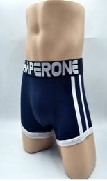 Boxers de ropa interior para hombres de chaperones pantalones cortos de algodón sexy de la cintura baja boxeador boxeador barato calzoncillo bragas resbalón HO6704873