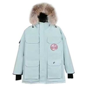 Chaquetas Canada Designer Hommes Parka Doudounes Jassen En Plein Air Hiver Grande Fourrure À Capuche Manteau Manteau Doudoune