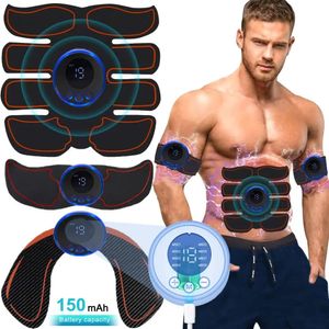 Oplaadbare sport Spierstimulator Fitnessapparatuur EMS ABS Abdominale trainer Gewichtsverlies Lichaamsafslanking Anti-cellulitis Heuplift 240222