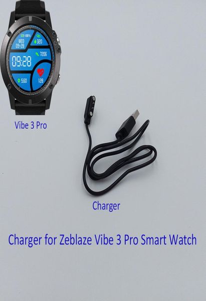 Accesorio de cable de carga para Zeblaze VIBE 3 Pro Smart Watch Backup Cargador magnético de 2 pines 9148355
