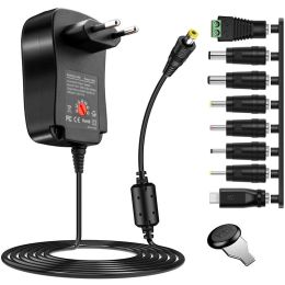 Chargeurs 12W / 30W Multifinection Alimentation Alimentation Alimentation Alimentation Alimentation Curateur Alimentation Multifice 1A / 2A 312V Charger d'adaptateur