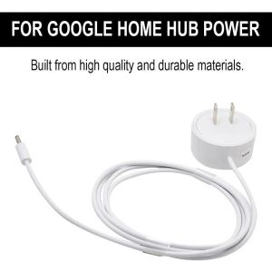 Chargers 14V 1.1a pour Google Home Hub Power CHARGER ASSION POUR Google Home Hub, Nest Hub Mini Speaker Power Alimentation Cord AC110240V