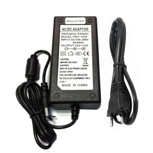 Chargers 15v2a AC CC CC 15V 2A 30W CHARGEUR ADAPTER DE L'alimentation de commutation pour CCTV DC 5.5 * 2,5 / 5,5 * 2,1 mm