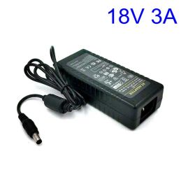 Chargers 18v3a AC DC Adaptateur Charger pour 5050 3528 LED CCTV 18V 3A 54W ALIMENTATION SUPPORTE