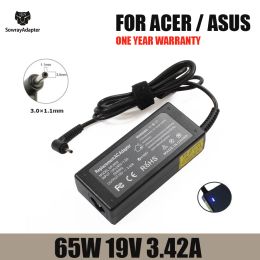 Chargers 19V 3.42A 65W 3.0*1,1 mm laptop AC Power Adapter Charger voor Acer Aspire S3 S5 S7 P3 Iconia C740 C720 Tab W500 W700 C740 C910