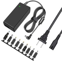 Chargers 19v Alimentation Cordon de chargeur d'ordinateur portable universel, 110240V AC à DC 19 Volt 3.16A 2.1A Adaptateur, ajustement pour Gateway HP Asus Toshiba Ace