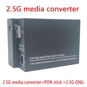 Chargers 2.5G Media Converter Xpon SFP Stick Module GPON / EPON Bridge Mode ONU Fiber Optic Transmetteur Web compatible Mikrotik ODI MA5671A