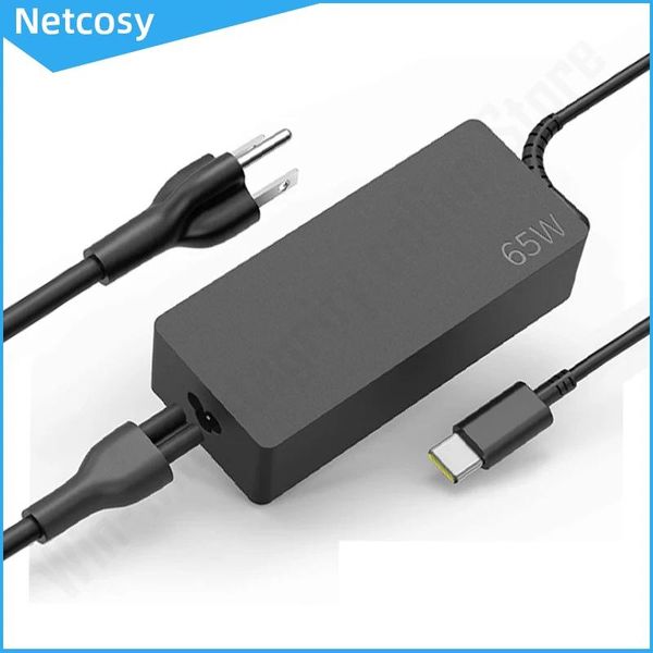 Cargadores 20V 3.25A 65W Tipo C Adaptador AC USB C Potencia de laptop cargador para Lenovo ThinkPad E14 E15 E490 E495 E590 E595 R490 X13 T14 T15 T490