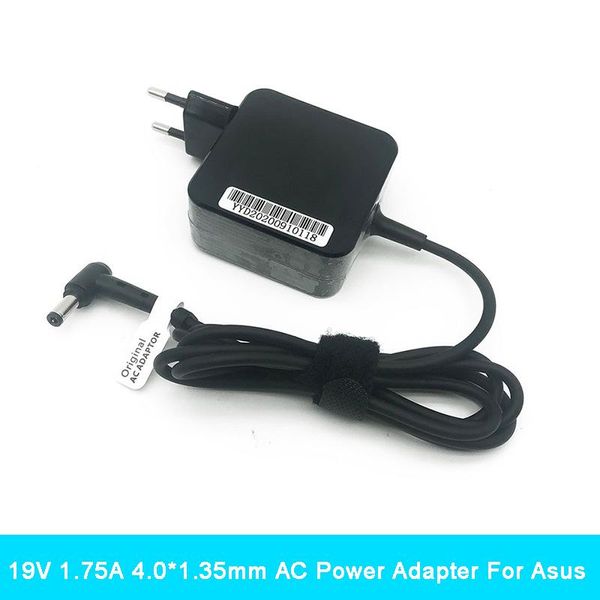 Chargers 33W 19V 1.75A 4.0 * 1,35 mm Adaptateur AC Charger d'alimentation pour ASUS X200M S200E X201E X202E X200CA K200MA F200CA E203NA X453M