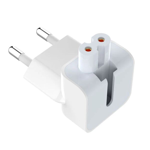 Chargers 50pcs Euro Plug AC Head de canard pour iPad Air Pro MacBook CHARGER Suit pour iPad Wall Charge Adapter Eu Europe