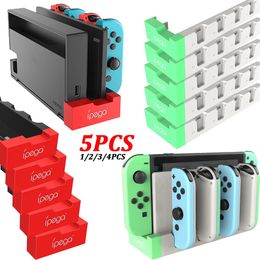 Opladers 51PCS Voor Nintendo Switch JoyCon Controller Charger Dock Station Houder Game Ondersteuning voor Opladen met USB20 230927