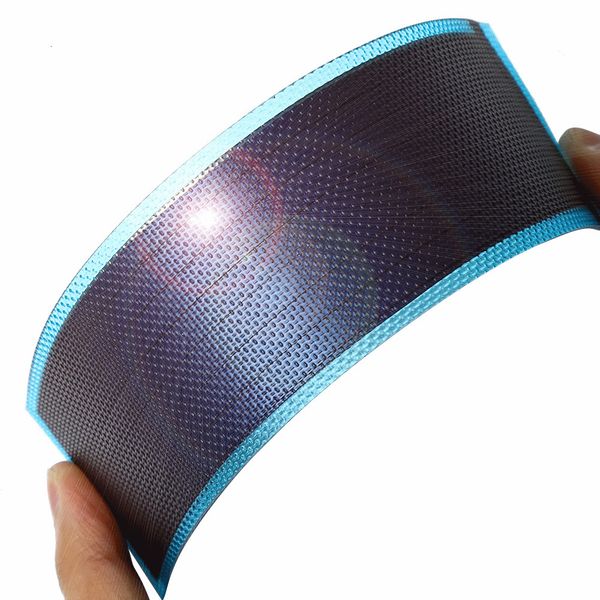 Chargers 5PCS Panneau solaire à couches minces pour le chargeur de batterie électronique IoT à faible puissance Projets de bricolage flexible Mini Science 230812