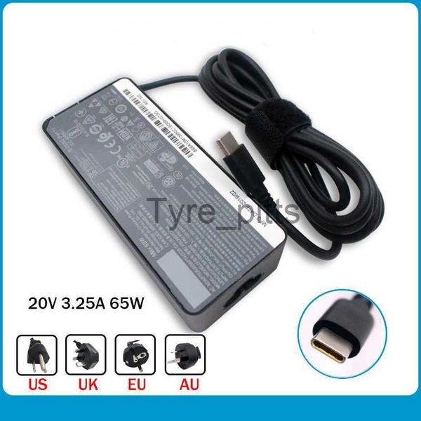 Cargadores 65W 20V 3.25A Tipo C Adaptador de CA Cargador de computadora portátil para Lenovo ThinkPad T480 T480s T580 X280 X380 E580 L380 L480 15V-3A x0729