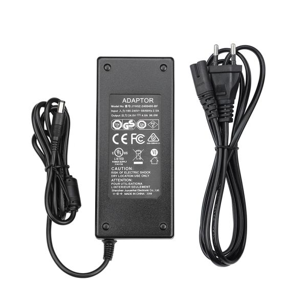 Chargers Aiyima DC24V Adaptateur d'alimentation pour ordinateur portable AC100240V à DC24V 4A 8A EU US Power Alimentation Charger pour TPA3116 TPA3116D2 TDA7498E Amplificateur