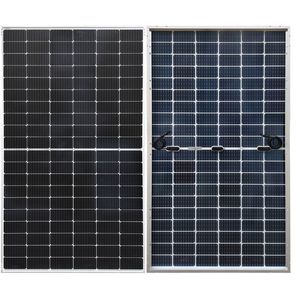 Laders bifaciaal monokristallijn gehard glas zonnepaneel 450 W pv module gesplitste cel mbb lader af op rastersysteem huis dak 230812