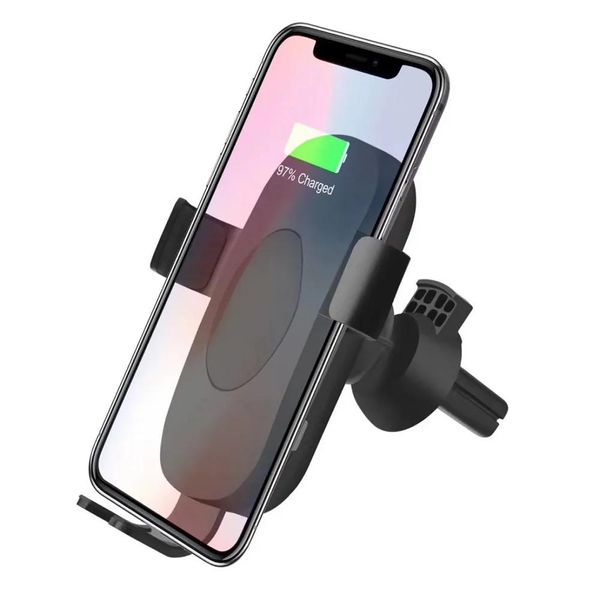 Chargers C10 / C9 Téléphone Car Chargeur sans fil 10W Témurège sans fil à induction Automatique Induction Automatique pour iPhone 8 Plus x Samsung