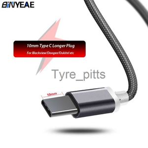 Chargers/Cables 10mm Long USB Type C Cable USB-C Type-C Fast Charging Cabel For Blackview BV9900 BV9600 A80 Pro Oukitel Doogee S68 Pro Charger x0804