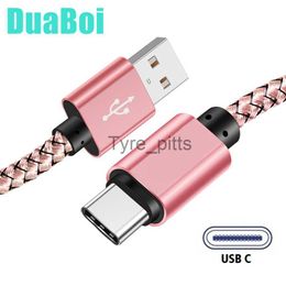 Cargadores/Cables 2M/1M/20CM Cable de carga rápida USB tipo C para Samsung Galaxy A5 A7 2018 A8 A9 2019 A50 A70s S10 Note 9 Tab S3 Rose Gold Pink Kabo x0804