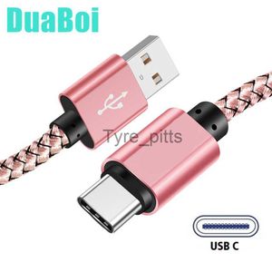 Chargeurs/Câbles 2M/1M/20CM Câble de Chargeur Rapide USB Type C pour Samsung Galaxy A5 A7 2018 A8 A9 2019 A50 A70s S10 Note 9 Tab S3 Or Rose Rose Kabo x0804