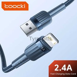 Chargeurs/Câbles Câble USB Toocki pour iPhone 14 13 12 11 Pro Max Mini XS XR 8 7 Plus SE 2.4A Charge rapide pour iPhoneCharger USB Lightning Cable x0804