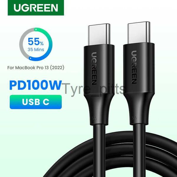 Chargeurs/Câbles UGREEN Câble USB C 100W pour MacBook Pro pour Samsung Galaxy A52s Câble de charge rapide 5A Puce E-marker intégrée Câble USB Type C x0804