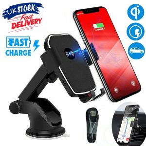 Chargers Car Téléphone Téléphone Chargeur sans fil pour iPhone Huawei Xiaomi 15W Induction Car Montage Fast Wireless Charging Suck Phone