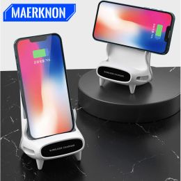 Chargers Téléphone portable Chargeur sans fil pour iPhone 14 13 12 11 X Apple Samsung Xiaomi Realme Poco OnePlus Fast Charging Dock Station