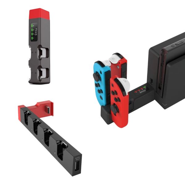 Chargeurs chargeur pour Nintendo Switch JoyCon contrôleur de jeu accessoires de charge pour NS Switch support de Console Station de support de quai