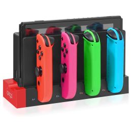 Chargeurs Station de chargement Compatible avec Nintendo Switch Switch modèle OLED Joycons Switch contrôleur chargeur Station d'accueil pour Joycon