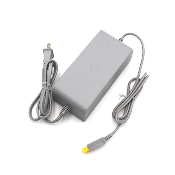 Cargadores DC 15V 5A Adaptador de corriente CA Cable de carga Cargador Enchufe UE EE. UU. Adecuado para consola Nintendo Wii U Adaptador de corriente Cargador de juegos