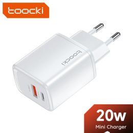 Chargers Chargeur Téléphone Port Chargeur USB Chargeur CHARGER C Adaptateur USBC Charger mural pour Huawei Iphone Adapter Eu / US / UK Plug