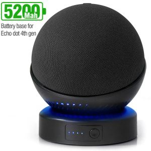 Chargers Echo Dot 4th / 5th Gen Battery Base Portable Wireless Charger mobile mobile Alexa Smart SpeaSker Battery Base for Echo Dot 4th / 5th