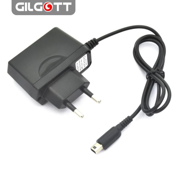 Chargers Eu Plug Wall Home Travel Charger AC 100V240V Adaptateur d'alimentation pour Nintendo New 2DS 3DS XL LL Black