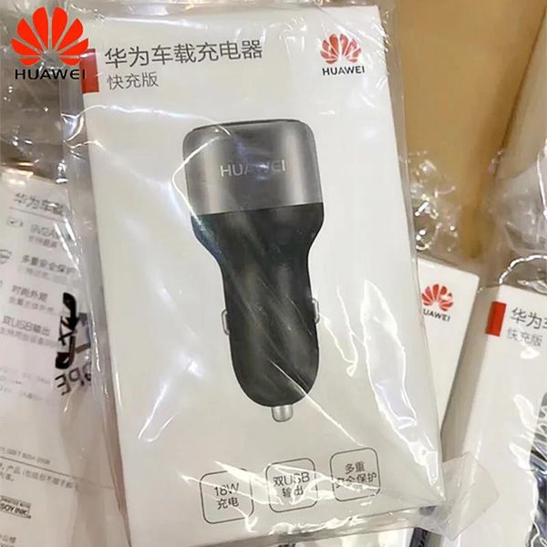 Chargers Huawei Car Charger Metal FCP 18W Fonde rapide pour Huawei P30 P20 P9 P9 plus Mate 30 20 10 9 8 Pro Lite Honor V20 V10