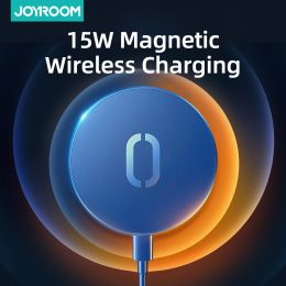 Chargers Joyroom Qi Charge sans fil magnétique pour iPhone 13 Pro Max Mini 15W Chargeur rapide pour le chargeur sans fil iPhone 12 Pro pour Xiaomi