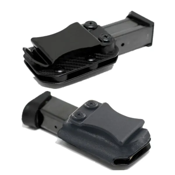 Chargers Kydex Magazines en fibre de carbone Holster Mag Carrier Carrier pour Taurus G2C G3C TS9 PT838C TH380 PT100 PT101 Port du chargeur caché