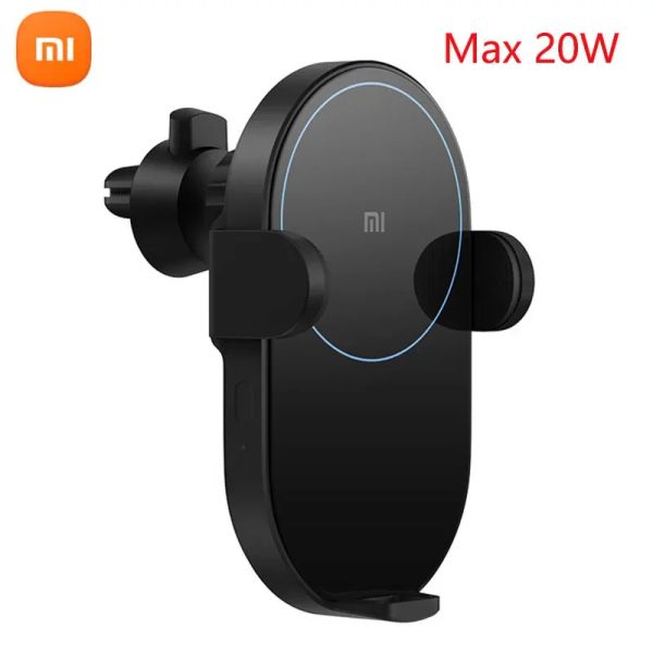 Chargers Mijia MI 20W Max Qi Charger de voiture sans fil électrique Pinche Auto 2.5D MI 20W Charge sans fil allumé pour Mi 9 Mix 2S / 3 pour iPhone