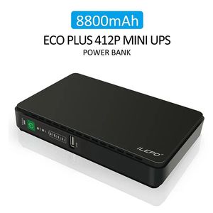 Chargers Mini Power Bank Uninterruptible System voor mobiele telefoonladers Router met Poe -functies UPS Builtin 8800MAH Lithium Battery