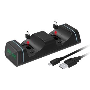 Chargers Multifonction Dualsense LED Charge de charge de chargement de station de charge Base de chargement de chargeur pour Switch Pro / XBIX Series S / X / PS5