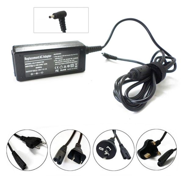 Chargers New 19V 2.1A 40W Adaptateur Adaptateur Battery Chargeur Cord d'alimentation pour ASUS EEE PC 1025C 1101H 1201K 1201N 1101HA 04G26B001010