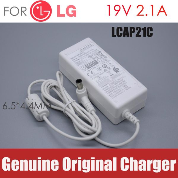 Chargers New Original pour LG LCD Monitor LED TV 19V2.1A LCAP21C ADAPTAT ADAPTER CORDE CHANGEUR D'ALIMENTATION