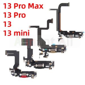 Laders Oorspronkelijke onderste microfoon USB -lader Subbord Connector Poort Dock Laad Flex Cable voor iPhone 13 Pro Max Mini Reparatieonderdelen