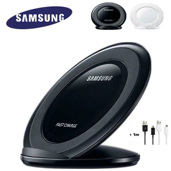 Chargers Original Samsung EPNG930 Wireless Charger Stand Qi Charge rapide pour Galaxy S7 S8 S9 S10 Plus Note 8/9 pour iPhone XR MAX 11