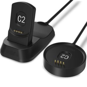 Chargers Portable Charging Cradle Charger Dock Câble chargeur pour TicWatch C2 / E2 S2 Smart Watch Accessoires