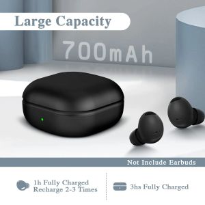 Chargers Boîte de charge de remplacement pour Samsung Galaxy Buds 2 Pro 450mAh / 700mAh Battre de chargeur de batterie avec indicateur LED Boîte de charge d'éclairage