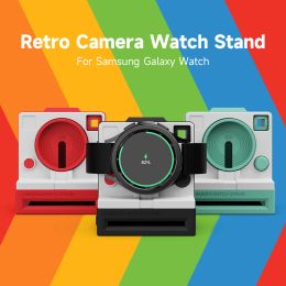 Chargers rétro Smart Watch Charger Stand pour Samsung Galaxy Watch4 Classic Active2 Station Base Accessoires