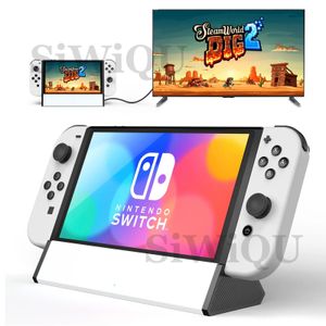 Chargeurs SiWiQU Switch Station d'accueil pour Nintendo oledNintendo accessoires TV Portable avec adaptateur 4K 230927